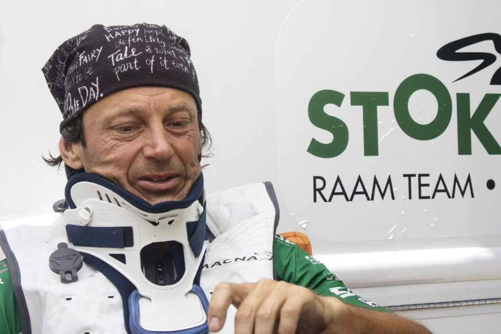 Uros Stoklas RAAM 2017 Shermer neck IMG 0318 c matjaz mazzini